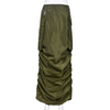 Women'S Fashion Pleated Pocket Skirt