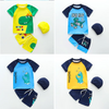 Kids Toddler Boy Fashion Split Swimsuit Swim Shorts Quick Dry Sun Set