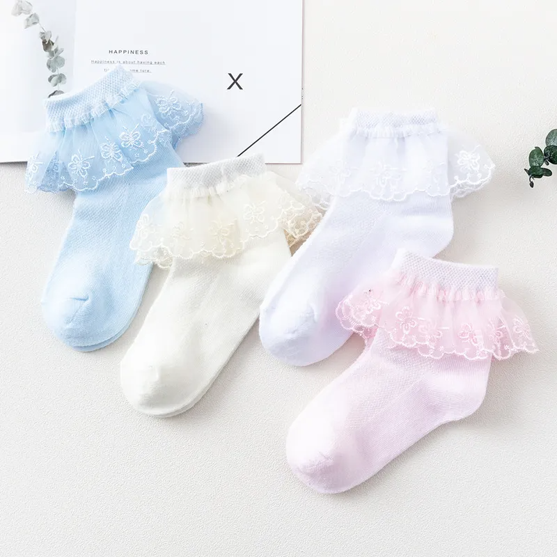 Kids Lace Mesh Breathable Socks