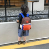 Kids Boys Girls Fashion Casual Cute Preppy Colorblock Canvas Zipper Backpacks Bags