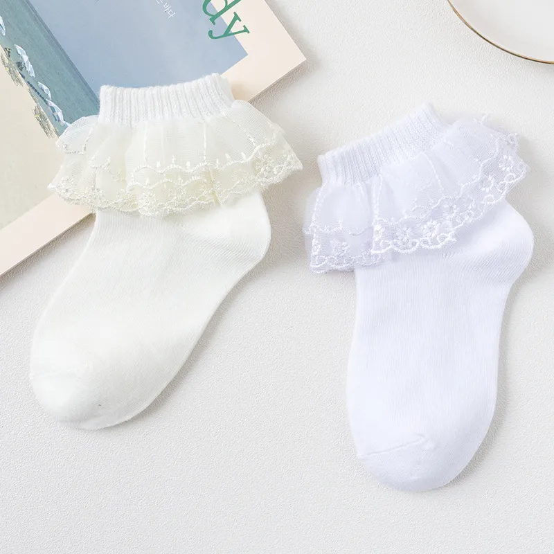 Kids White Lace Socks Lace Socks