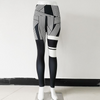 Stripe Print High-Waisted Sports Hip-Lifting Pants