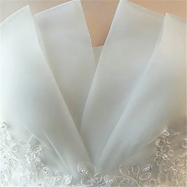 Women Elegant Tube Top Sweep Length Wedding Gown