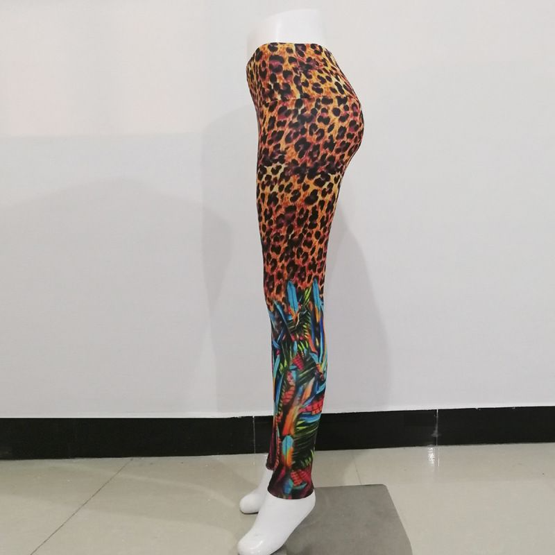 Unique Leopard Print Sexy Fitness Sports Leggings Pants