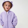 Kids Toddler Big Girls Fashion Casual Solid Color Zipper Round Neck Long Sleeve Trousers Hoodies Sets