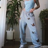 Women'S Fashion Casual Butterfly Printing Sweatpants