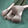 Buy One Get One, 14Pcs/Set Soft Bristle Loose Powder Brush Convenient With Pu Storage Bag