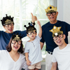 (Buy 1 Get 1) 2024 New Year Party Funny Paper Glasses Decoration