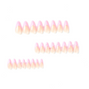 ( Buy 1 Get 2 ) Women Fashion Pink Edge Pearl Wearable False Nails