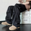 Men Fashion Casual Versatil Solid Color Multi Pocket Cargo Jogger Pants