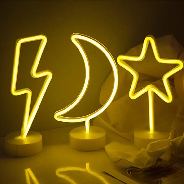 Decorative LED Multi-Shaped Battery Neon Lights