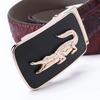 Men Fashion Elegant Crocodile Pattern Belt