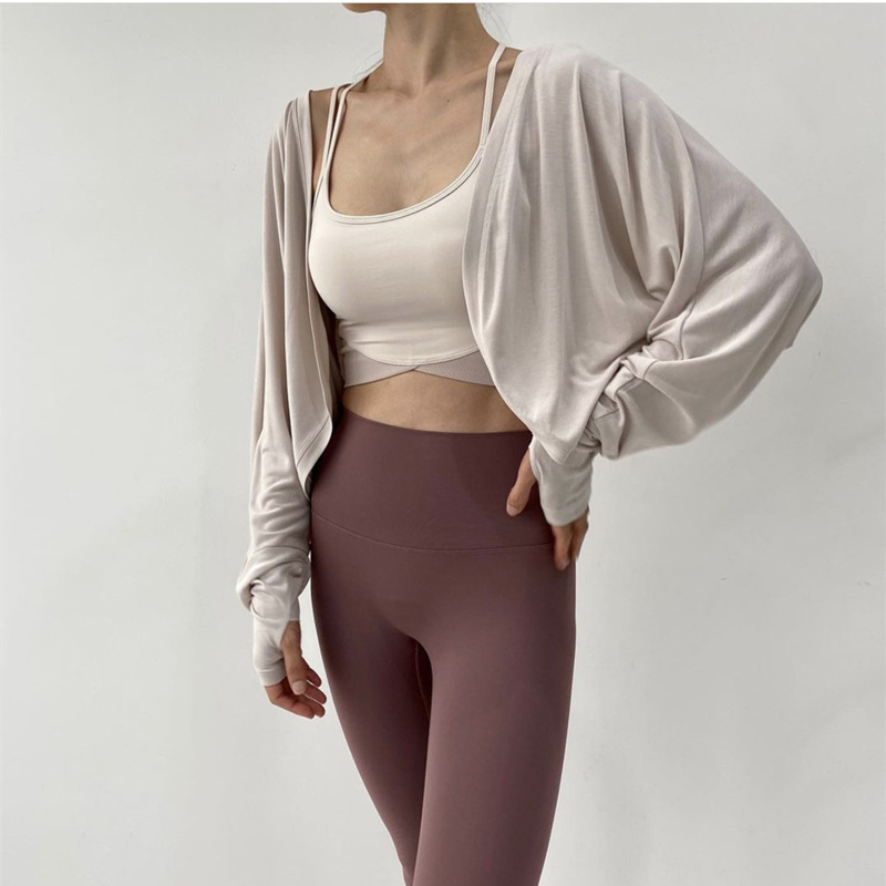 Women Athleisure Loose Long Sleeve Workout Sports Top