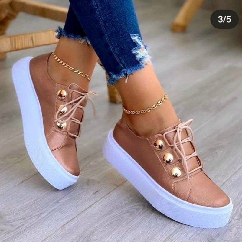 Women Plus Size Casual Platform Sneakers