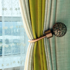 (Buy 1 Get 1)  European Classical Curtain Decoration Fashion Hollow Round Head Curtain Hook Without Ball Straps