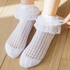 Kids Lace Thin White Mesh Breathable Socks