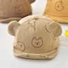 (Buy 1 Get 1) Kids Casual Cute Bear Stripe Peaked Cap