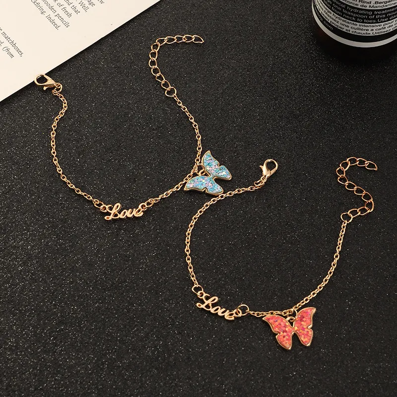 (Buy 1 Get 2) Children Kids Baby Fashion Girls Butterfly Bracelet Set