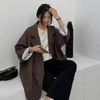 Women Casual Lapel Solid Color Loose Elegant Office Fashion Comfortable Blazer