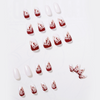 Halloween Women Fashion Blood Drop Style Waterproof Removable False Nails