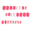 ( Buy 1 Get 2 ) Women Fashion White Wavy Line Graffiti Wearable Nail Patch