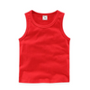 Kids Basic Round Neck Sleeveless Solid Color Casual Vest T-Shirt