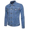 Men Casual Large Size Loose Slim Denim Jacket