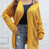 Women Fashion Casual Knitted Hollow Cardigan Long Sleeve Jacket