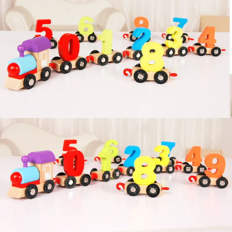 Children Kids Baby Fashion Building Blocks Train Puzzle Toy