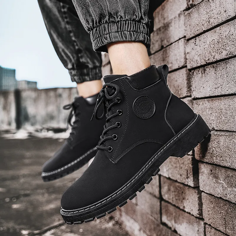 Men Fashion Thick-Soled Warm Boots