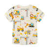 Children Kids Baby Fashion Boys Short Sleeve Cartoon Car Print T-Shirt