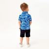 Children Kids Baby Fashion Boys Casual Basic Short Sleeve Print Polo T-Shirt