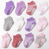 Toddlers Newborn Baby Fashion Boys Girls Casual Non-Slip Socks 6pairs Set