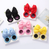 Kids Cute Sunglasses Space Cotton Solid Color Hairband Fashion Set