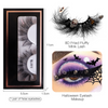 ( Buy 1 Get 1 ) Women Multi Layer Thick Mink False Eyelashes Halloween Pumpkin False Nail Set