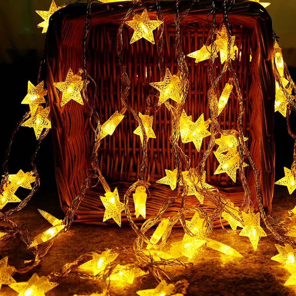 (Buy 1 Get 1) 6M LED Star Decoration Battery String Lights