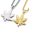 (Buy 1 Get 1) Hip Hop Style Maple Leaf Shape Design Necklace