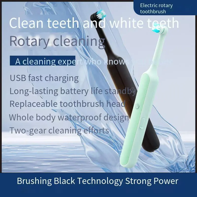 Household Automatic Rechargeable Waterproof Convenient Soft Bristle Toothbrush