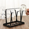 Creative Wrought Iron Drain Cup Holder Household Portable Water Cup Storage Rack