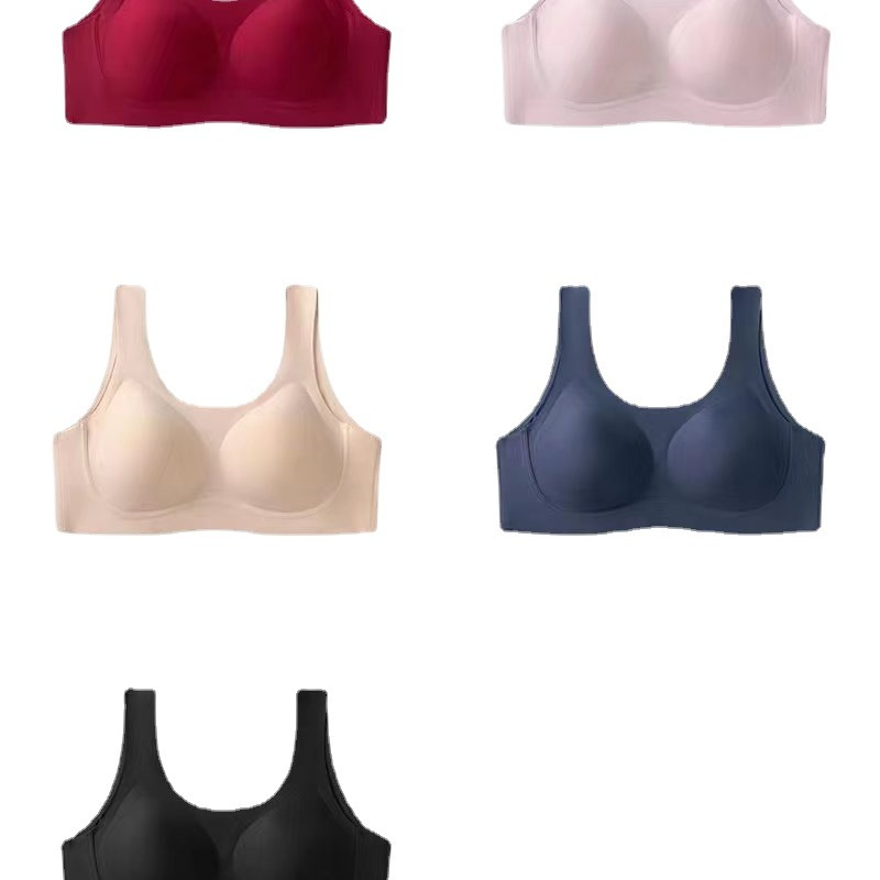 Women'S Comfortable No Trace Tito Side Shuttle Big Cup Back Button Bra