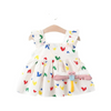 Toddlers Newborn Baby Fashion Girls Sleeveless Cute Heart Print Suspender Dress