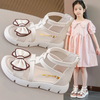 Children Kids Baby Fashion Girls Bowknot Princess Zipper Sandals Shoes