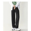 Men'S Casual Solid Color Drape Loose Straight Trousers