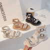 Children Kids Baby Fashion Girls Chain Princess Buckle Strap Sandals Shoes