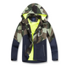 Kids Toddler Boy Fashion Waterproof Breathable Fleece Cardigan Zip Jacket Colorblock Jacket