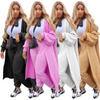 Women Fashion Loose Casual Long Cardigan Long Sleeve Solid Sweater Coat