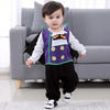 Kids Baby Girls Boys Autumn Winter Fashion Casual Cute Halloween Bow Vampire Round Neck Bodysuit Set