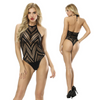 Women'S Sexy Hollow Halter Neck One-Piece Pajamas ( 2 PCS )