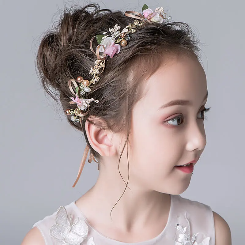 Girls Sweet Flower Decoration Hair Accessories