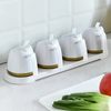 4pcs/Set Fashion Kitchen Condiment Jar